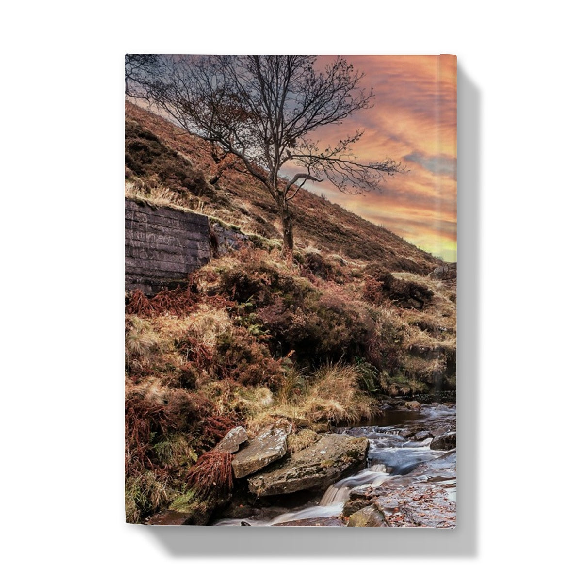 Three Shires Head Waterfall & Packhorse Bridge Hardback Journal