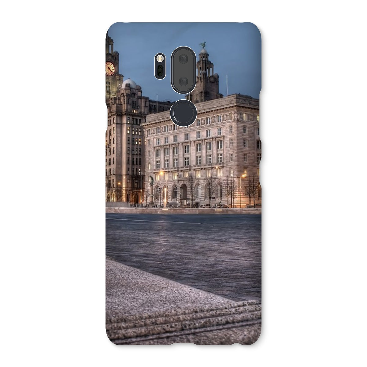 The Liver Buildings: A Liverpool Icon at Twilight Snap Phone Case