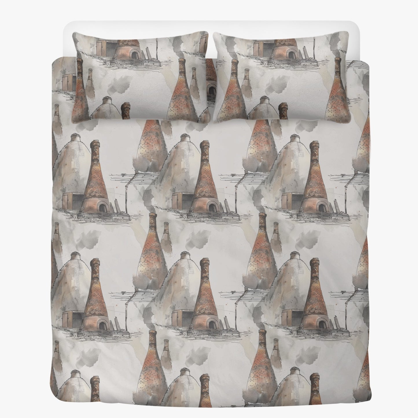 Inspired by Bottle Ovens Bedding Set