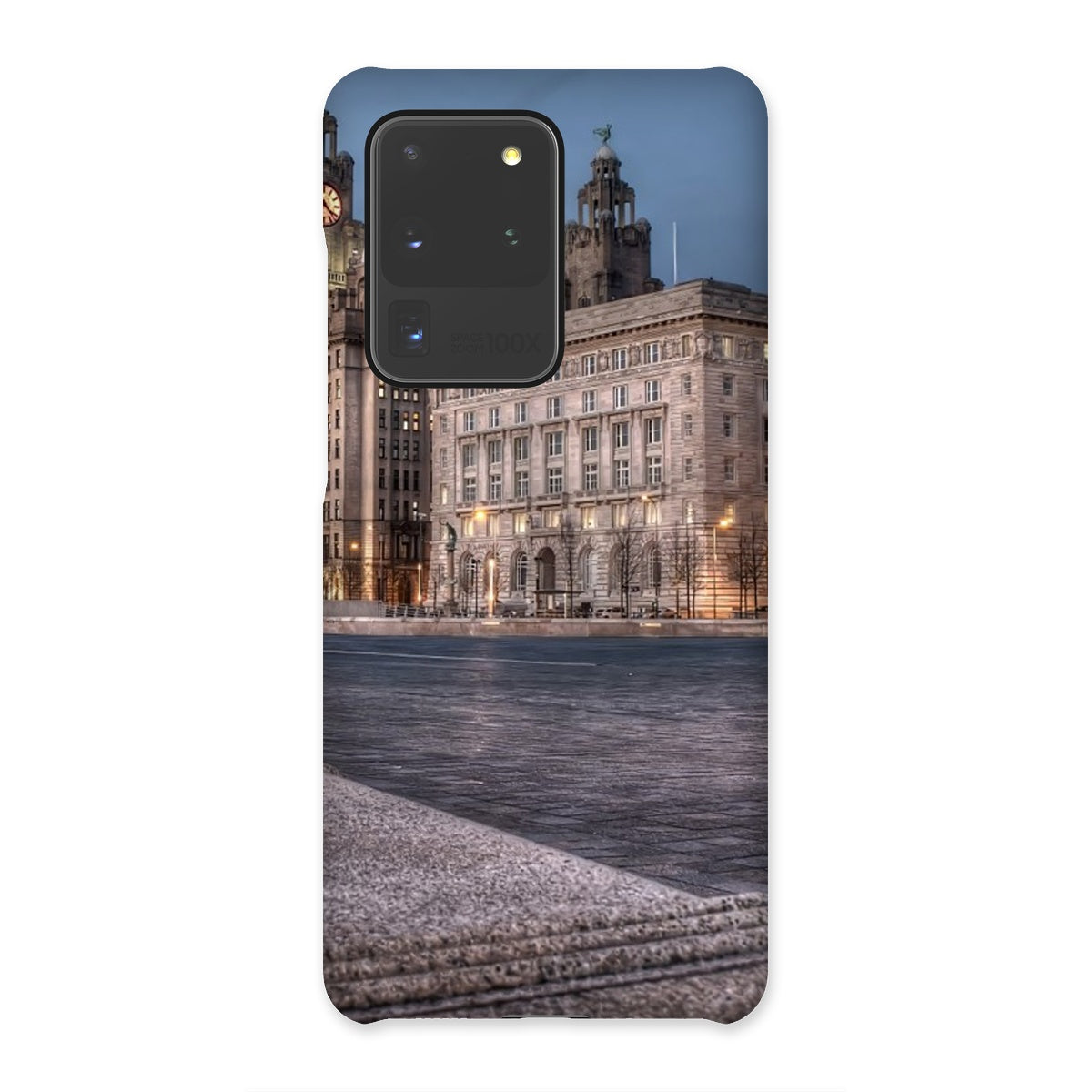 The Liver Buildings: A Liverpool Icon at Twilight Snap Phone Case