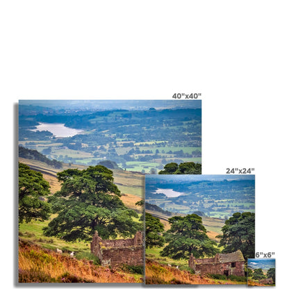 Overlooking Tittesworth Reservoir Fine Art Print