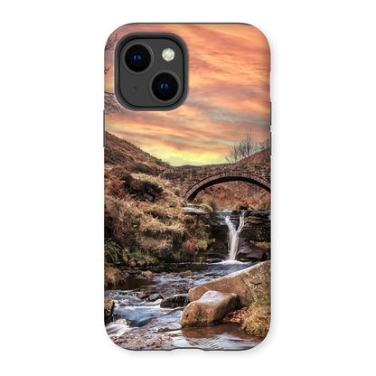 Three Shires Head Waterfall & Packhorse Bridge Tough Phone Case