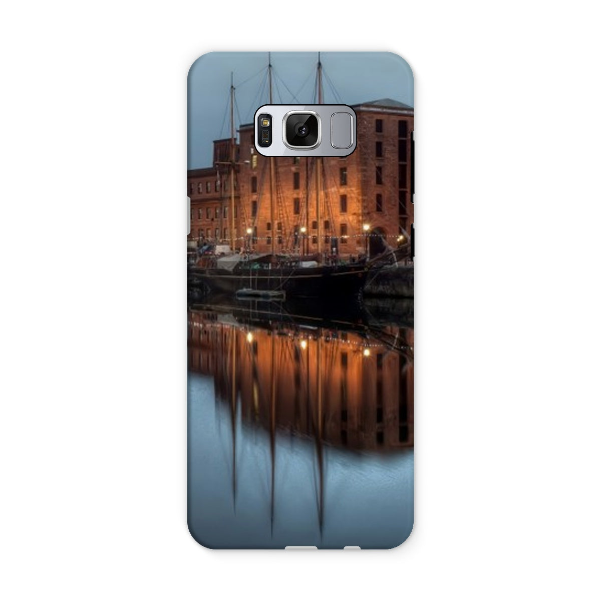 Dusk at Merseyside Maritime Museum Tough Phone Case