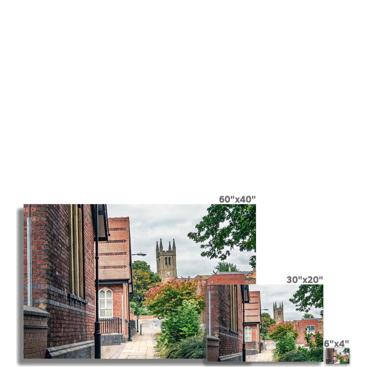 St James' Church from Webberley Lane, Longton Hahnemühle Photo Rag Print