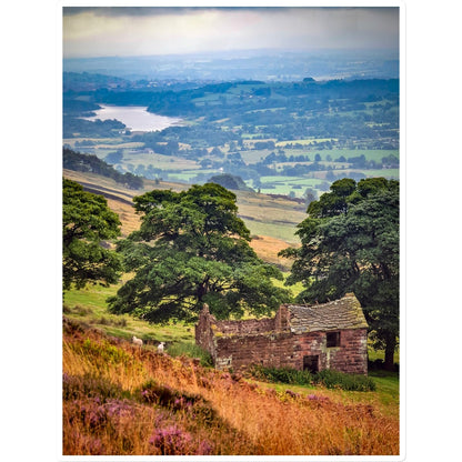 Overlooking Tittesworth Reservoir Sticker