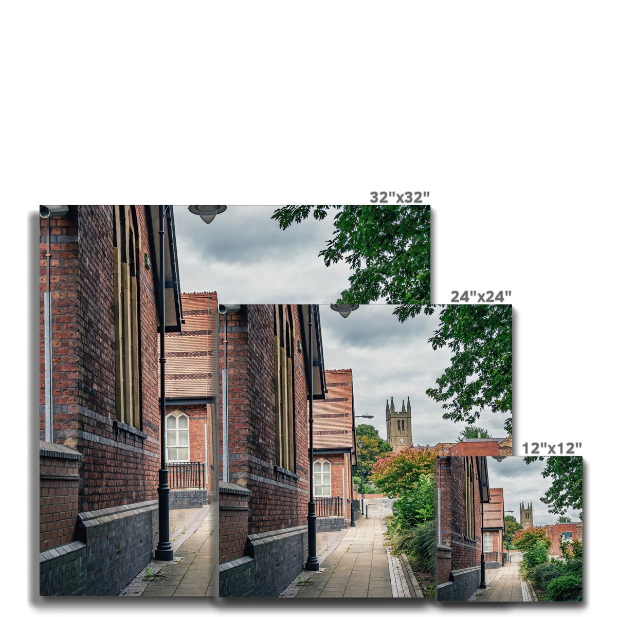 St James' Church from Webberley Lane, Longton Canvas