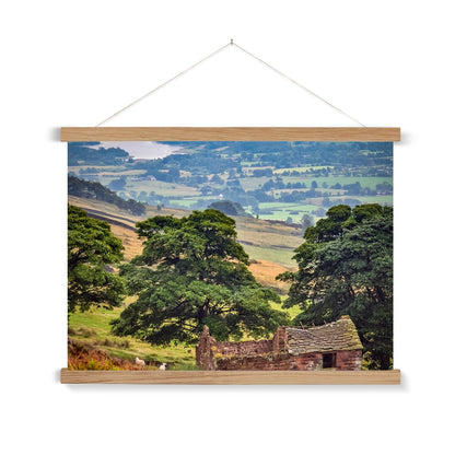 Overlooking Tittesworth Reservoir Fine Art Print with Hanger