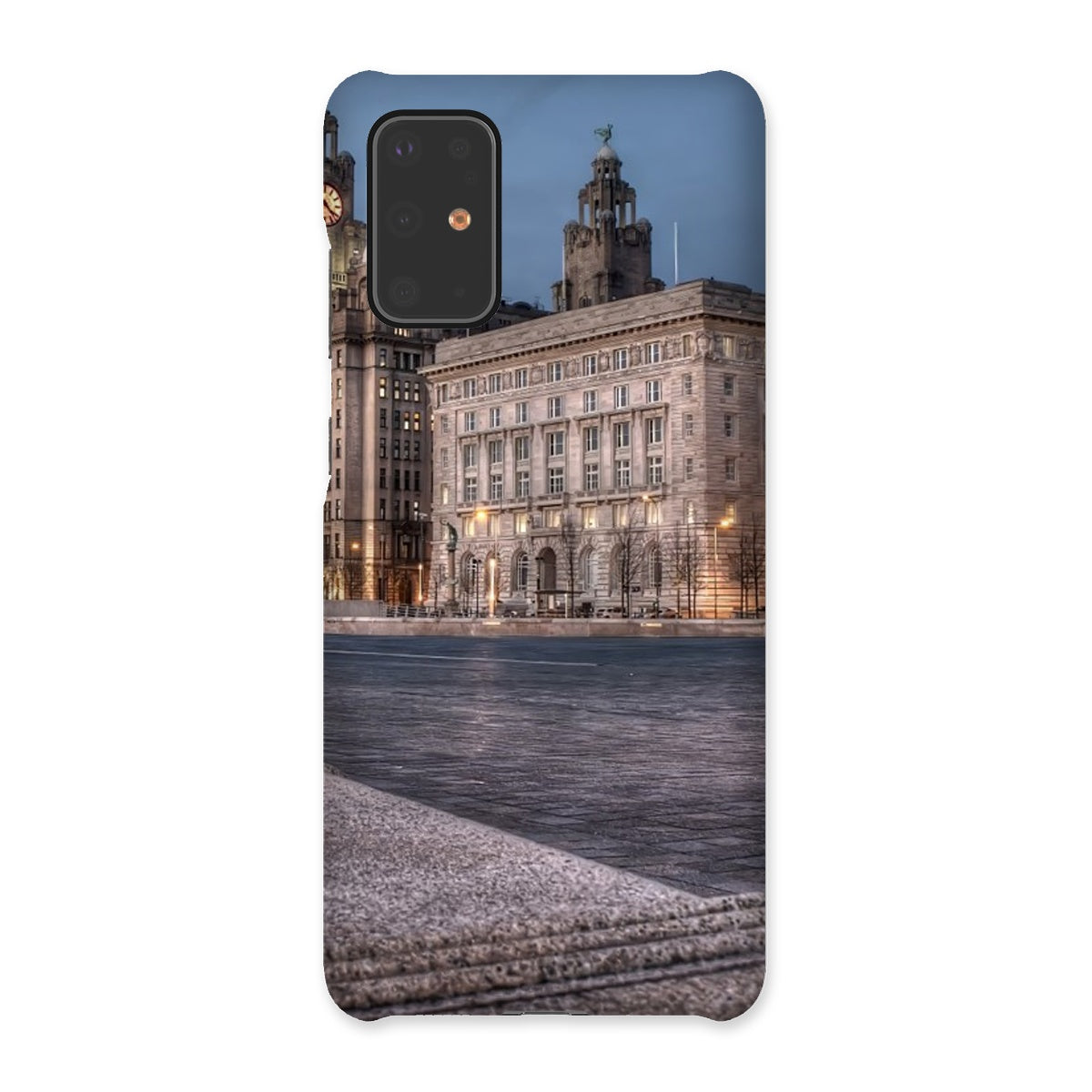 The Liver Buildings: A Liverpool Icon at Twilight Snap Phone Case