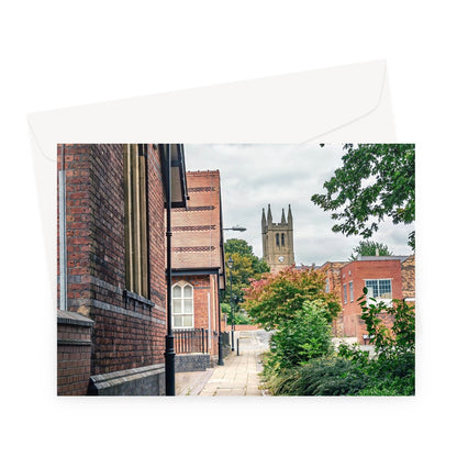 St James' Church from Webberley Lane, Longton Greeting Card