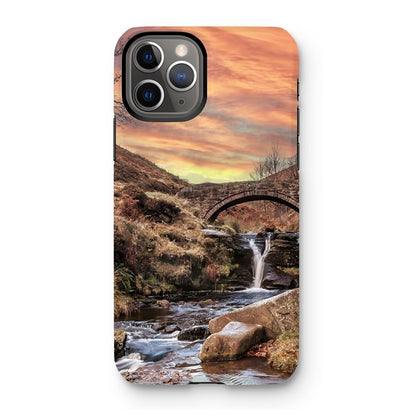 Three Shires Head Waterfall & Packhorse Bridge Tough Phone Case