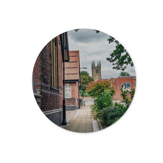 St James' Church from Webberley Lane, Longton Glass Chopping Board