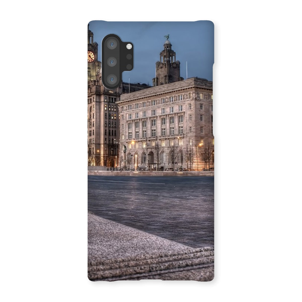 The Liver Buildings: A Liverpool Icon at Twilight Snap Phone Case