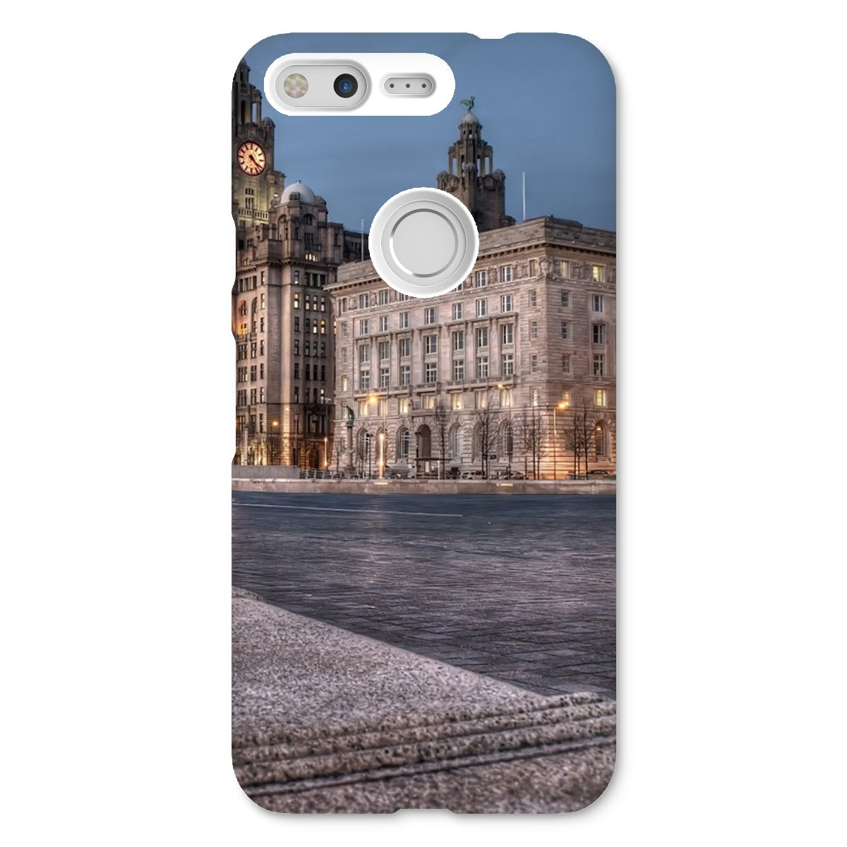 The Liver Buildings: A Liverpool Icon at Twilight Snap Phone Case