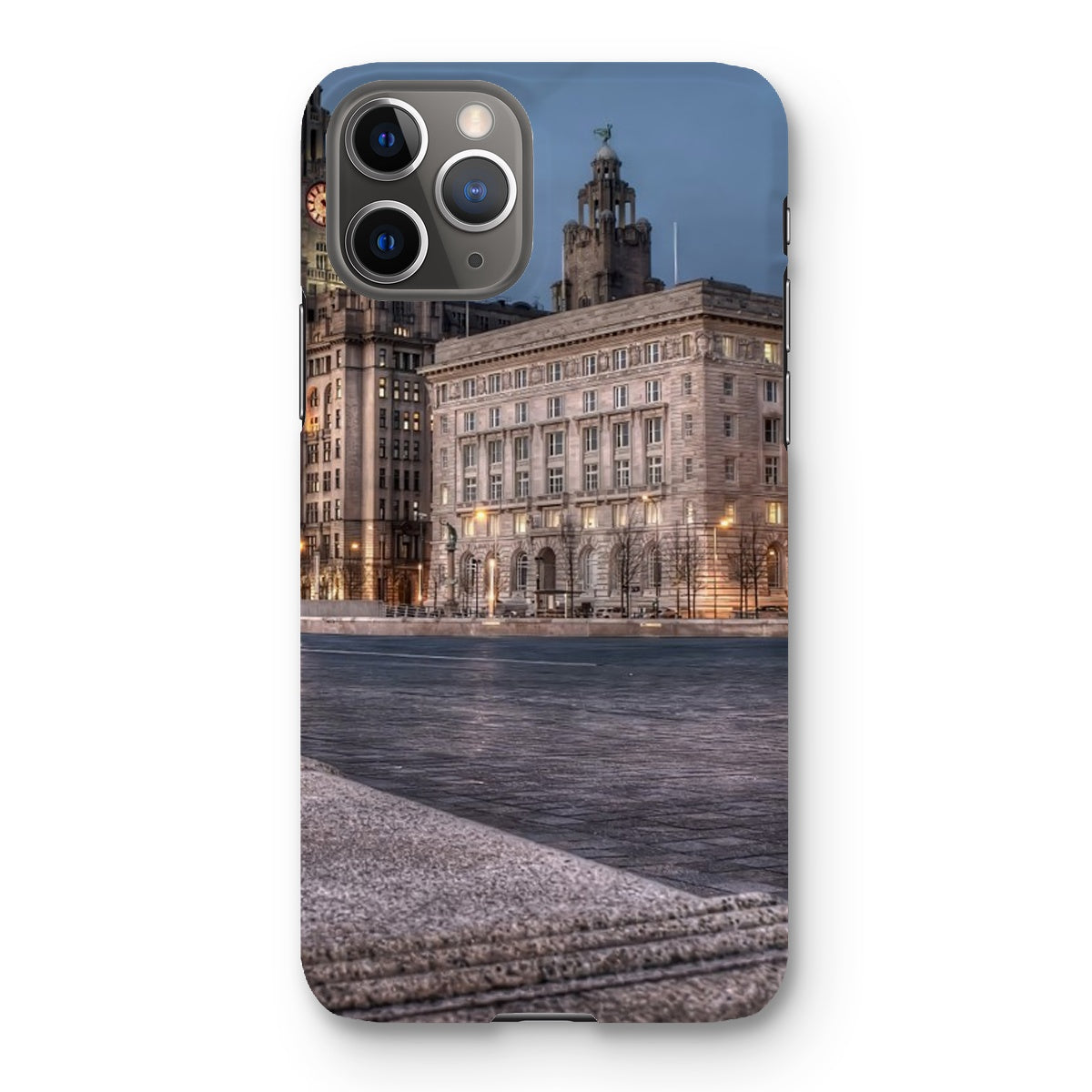 The Liver Buildings: A Liverpool Icon at Twilight Snap Phone Case