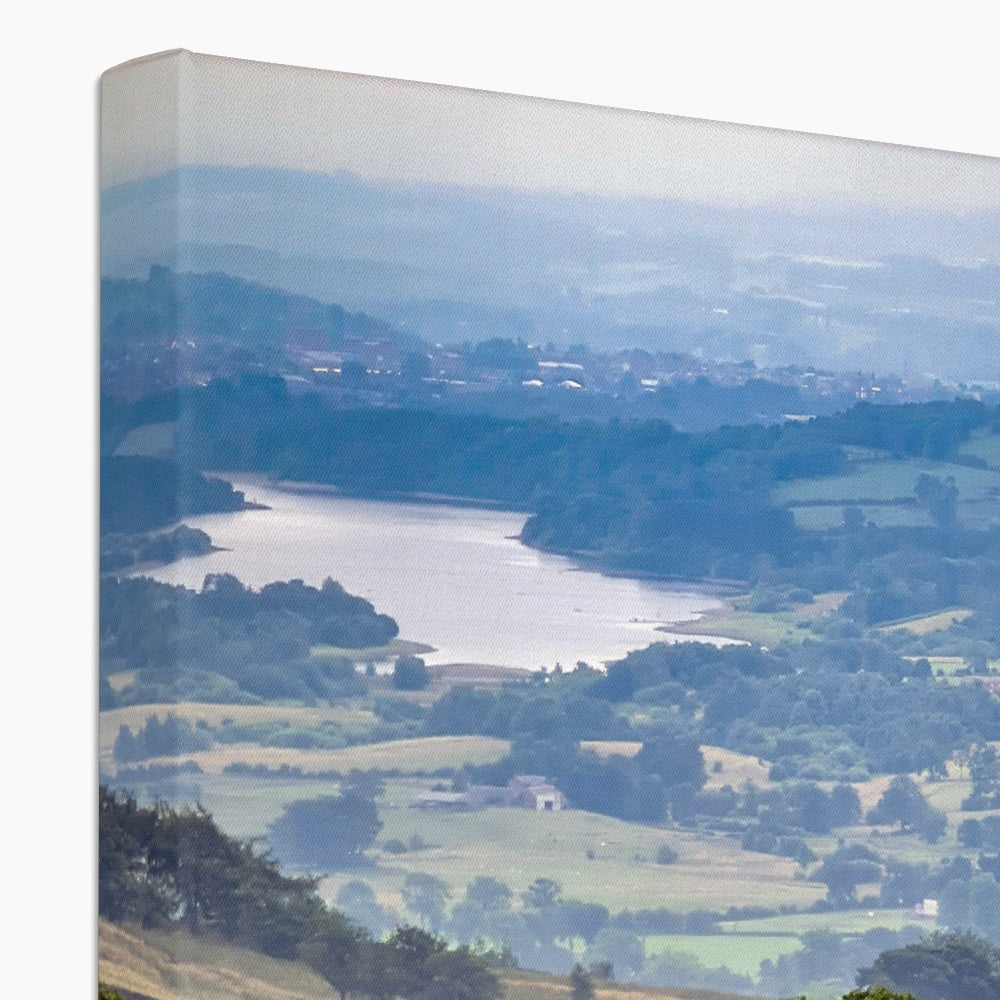 Overlooking Tittesworth Reservoir Canvas