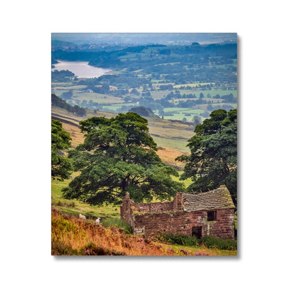 Overlooking Tittesworth Reservoir Canvas