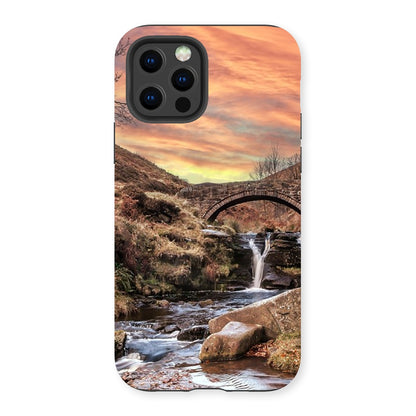 Three Shires Head Waterfall & Packhorse Bridge Tough Phone Case