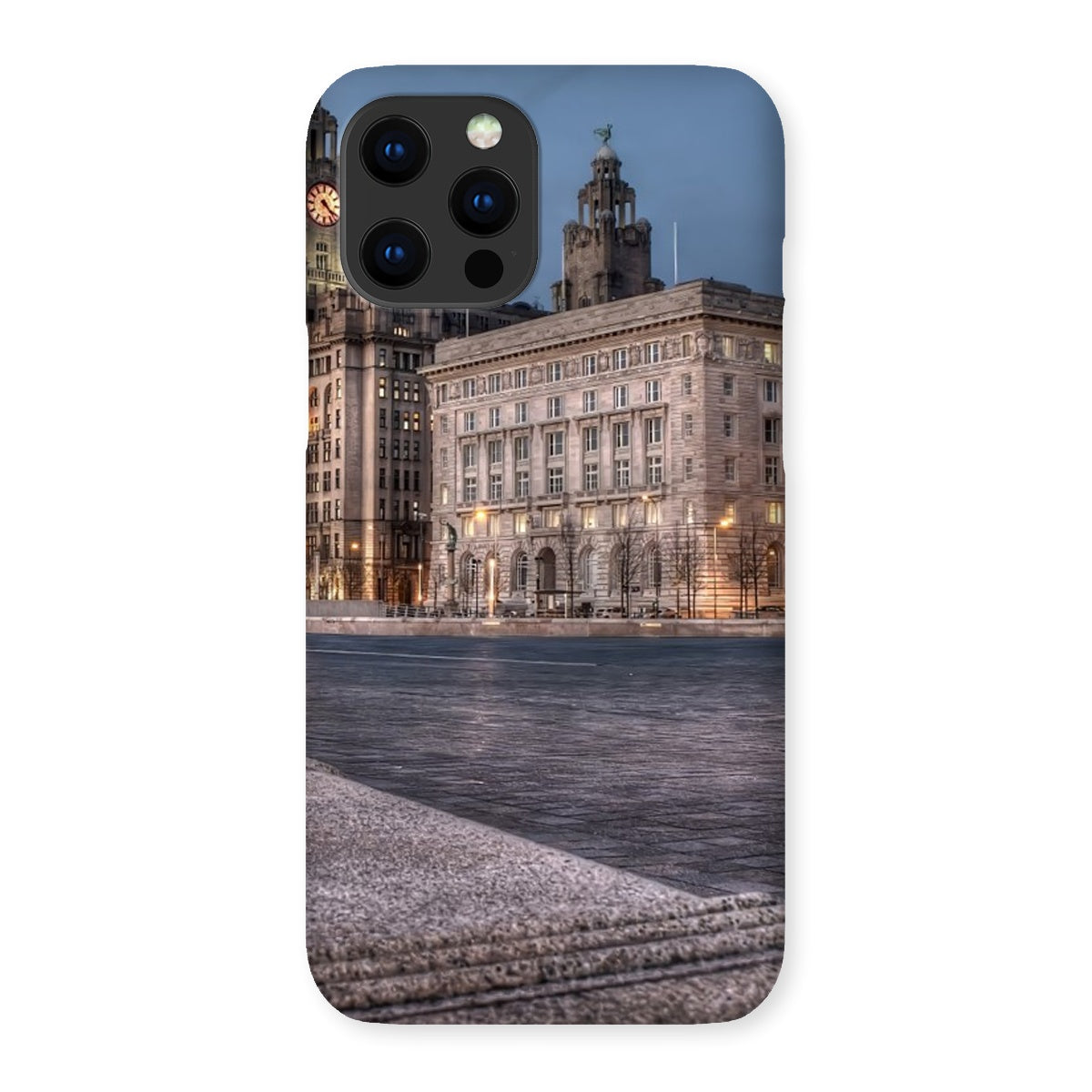 The Liver Buildings: A Liverpool Icon at Twilight Snap Phone Case