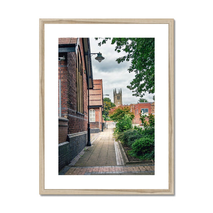 St James' Church from Webberley Lane, Longton Framed & Mounted Print