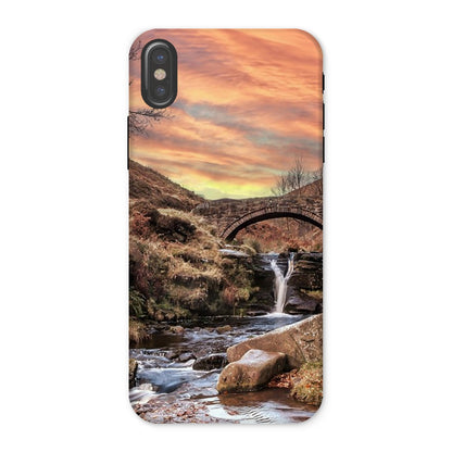 Three Shires Head Waterfall & Packhorse Bridge Tough Phone Case