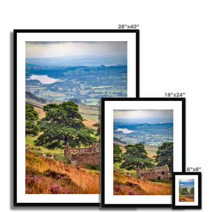 Overlooking Tittesworth Reservoir Framed & Mounted Print