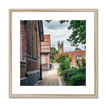 St James' Church from Webberley Lane, Longton Framed & Mounted Print