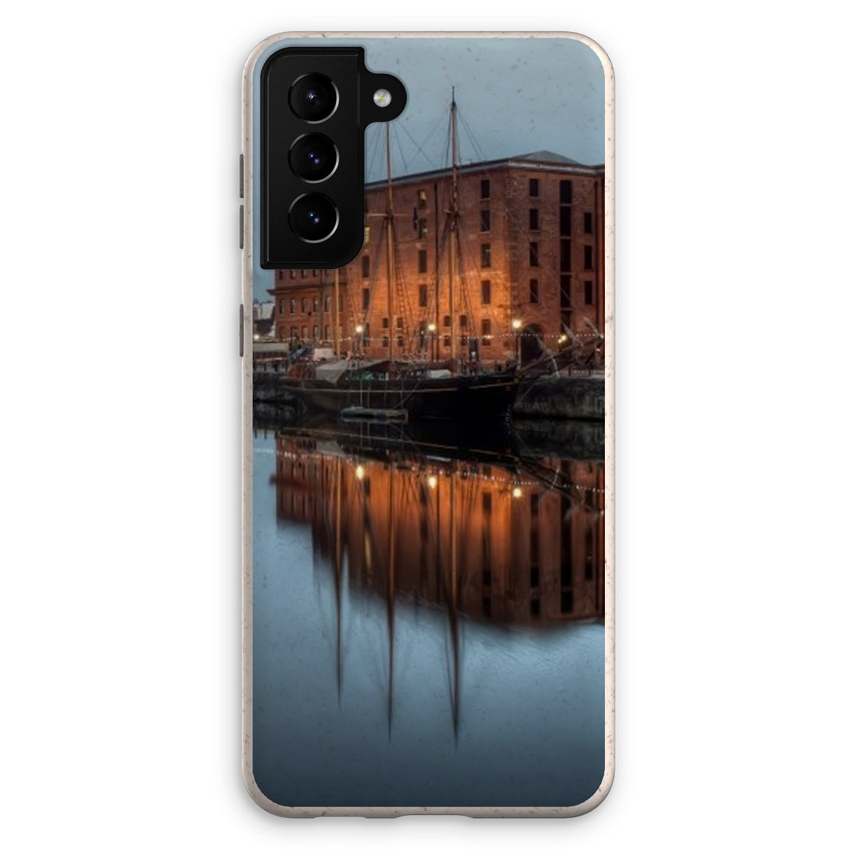 Dusk at Merseyside Maritime Museum Eco Phone Case