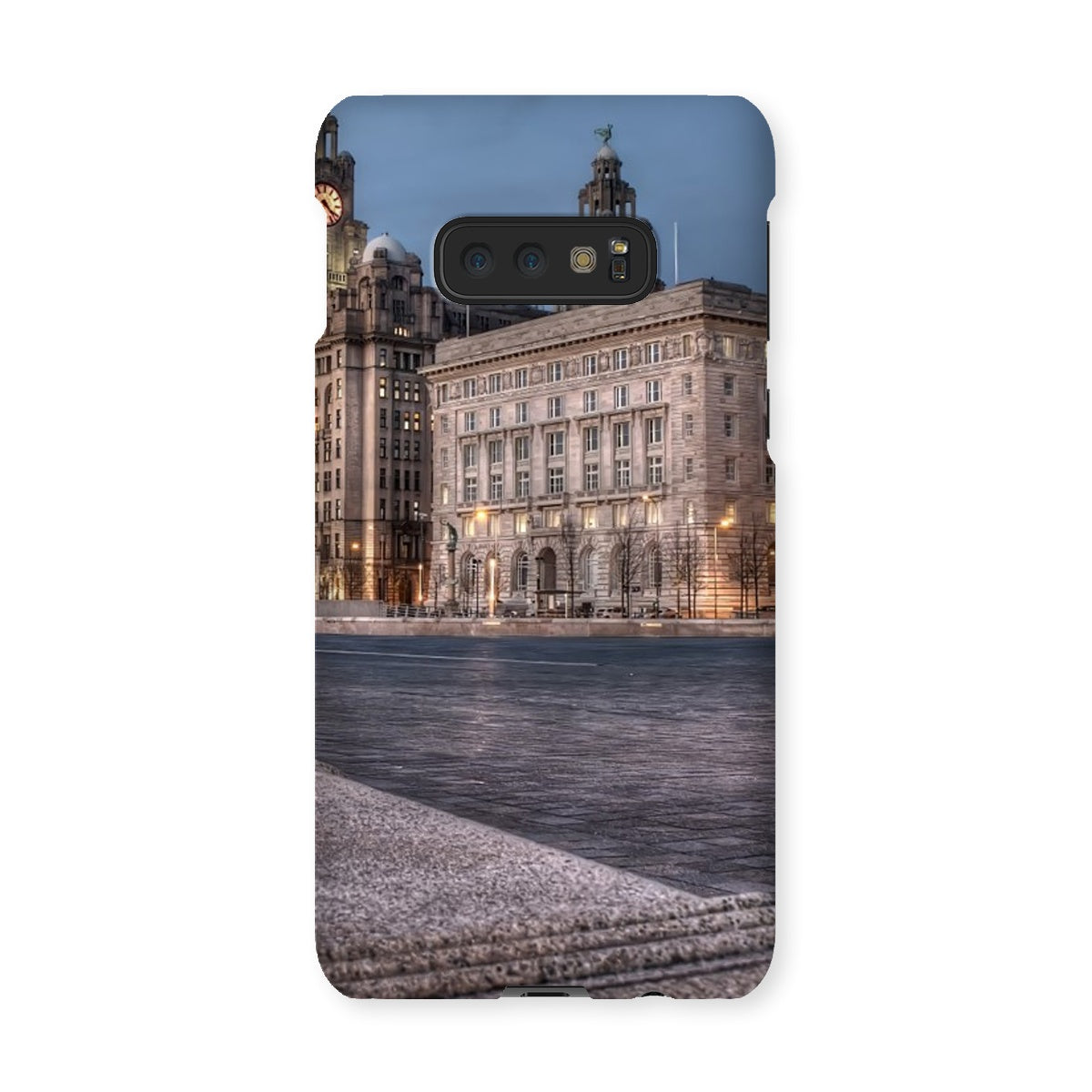 The Liver Buildings: A Liverpool Icon at Twilight Snap Phone Case