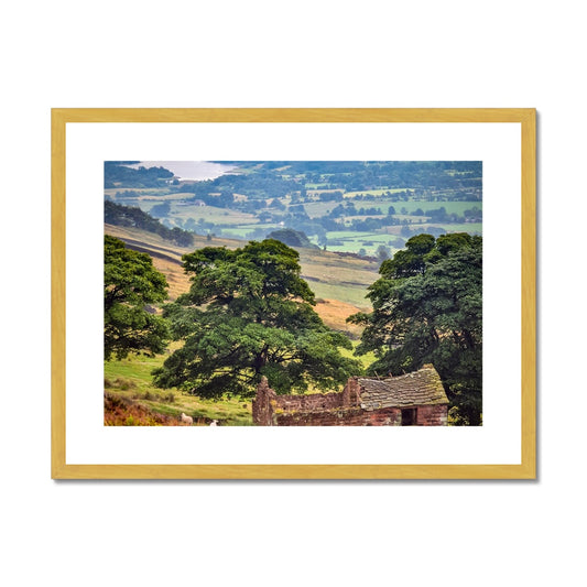 Overlooking Tittesworth Reservoir Antique Framed & Mounted Print