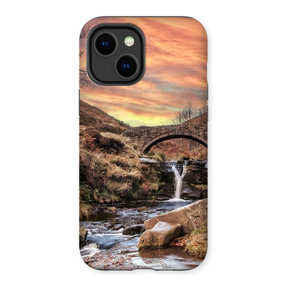 Three Shires Head Waterfall & Packhorse Bridge Tough Phone Case