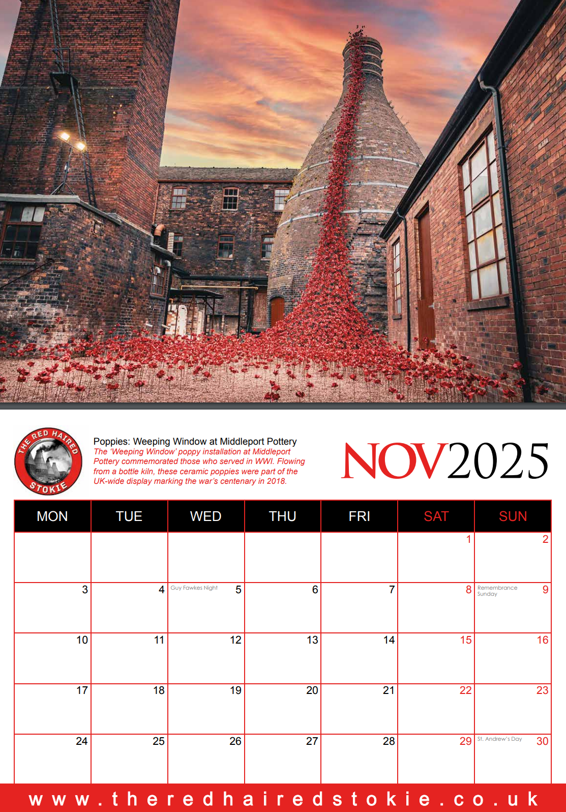 2025 Stoke-on-Trent Calendar – Pre-Order