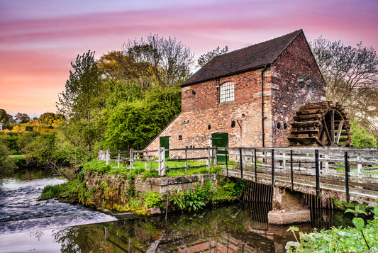 Cheddleton Flint Mill at Dusk