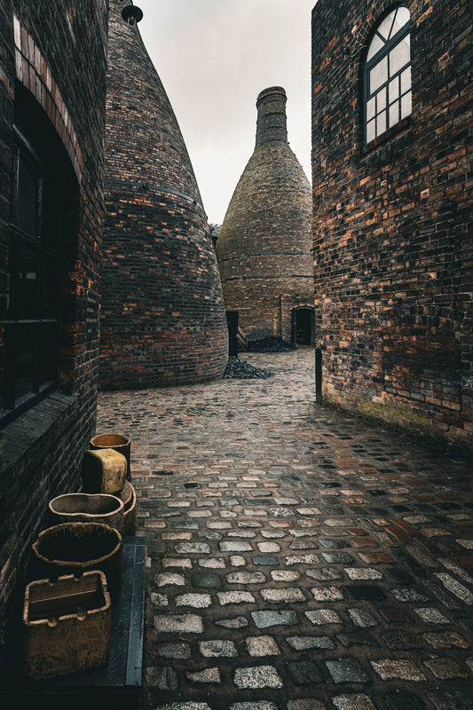 Gladstone Pottery Museum Cobblestone Courtyard