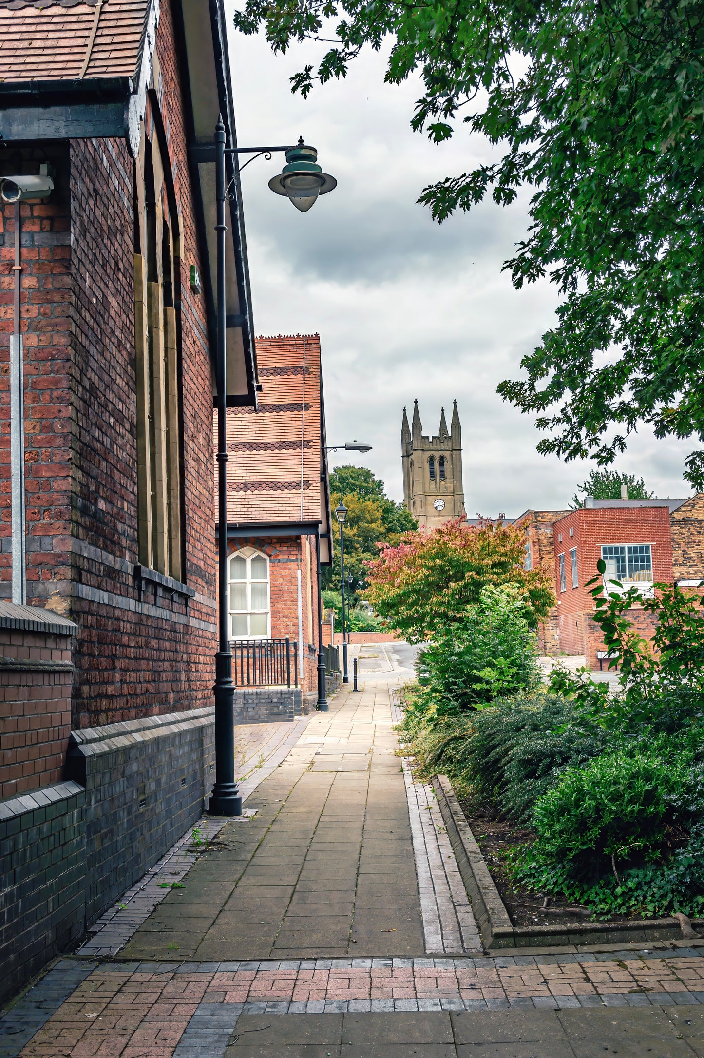 St James' Church from Webberley Lane, Longton