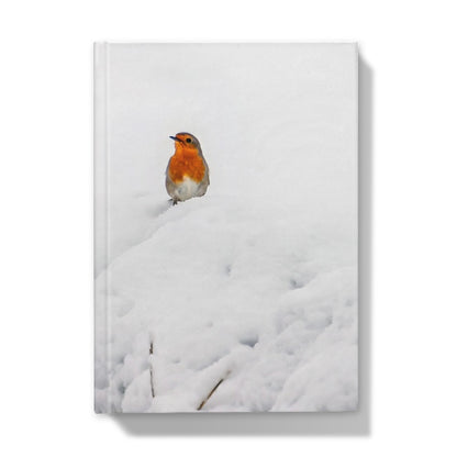 Robin in Winter Hardback Journal