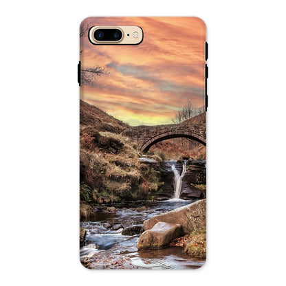 Three Shires Head Waterfall & Packhorse Bridge Tough Phone Case