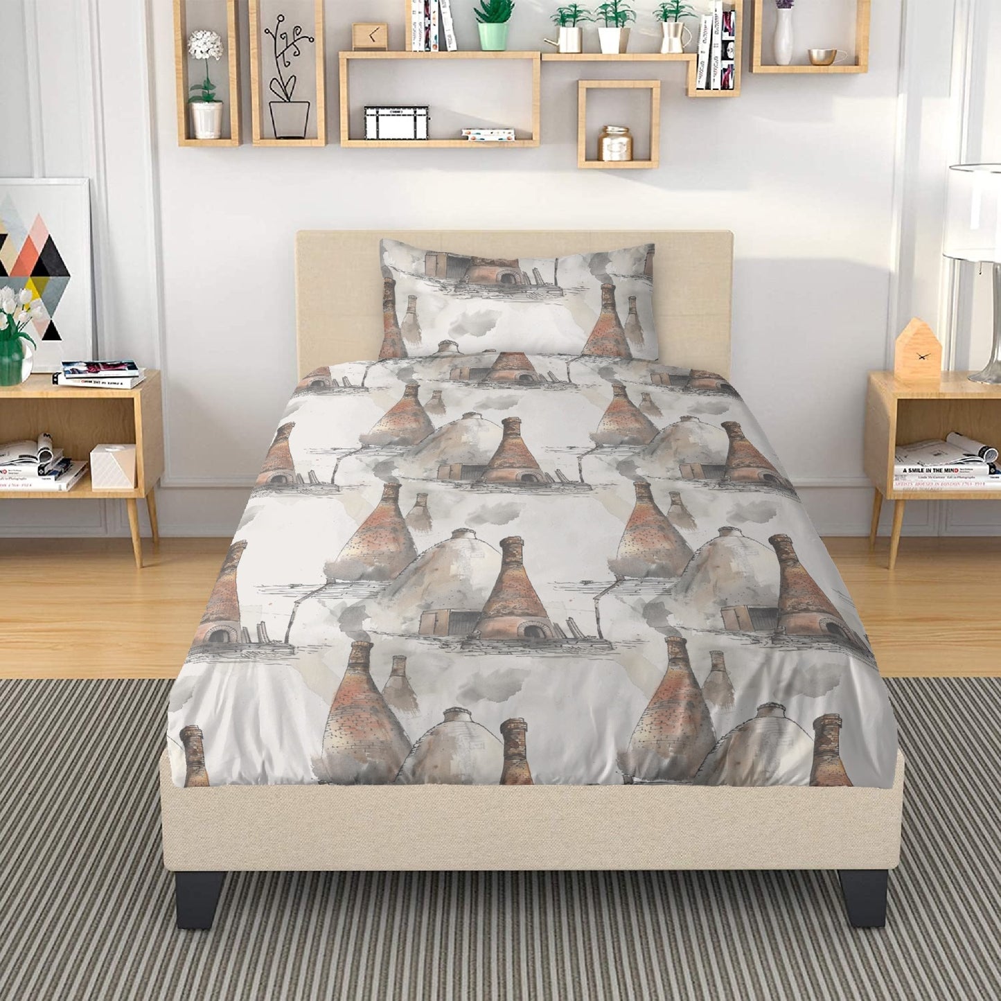 Inspired by Bottle Ovens Bedding Set