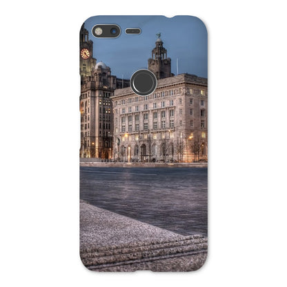 The Liver Buildings: A Liverpool Icon at Twilight Snap Phone Case