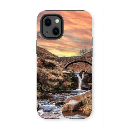 Three Shires Head Waterfall & Packhorse Bridge Tough Phone Case