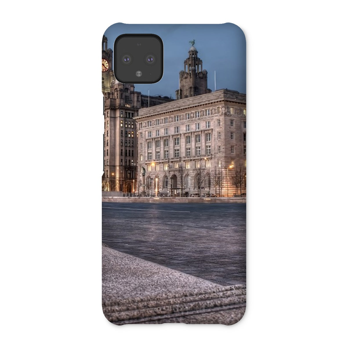 The Liver Buildings: A Liverpool Icon at Twilight Snap Phone Case