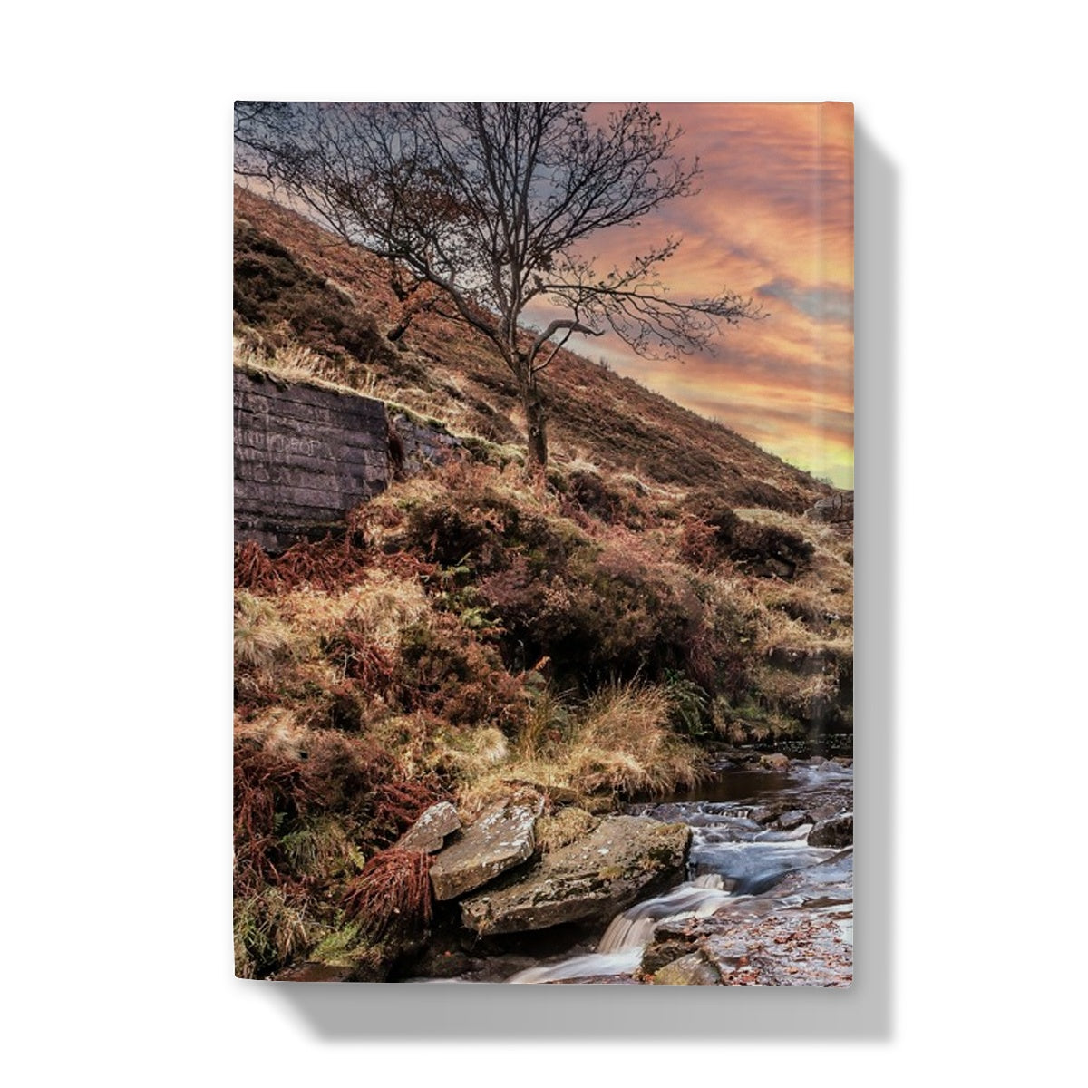 Three Shires Head Waterfall & Packhorse Bridge Hardback Journal