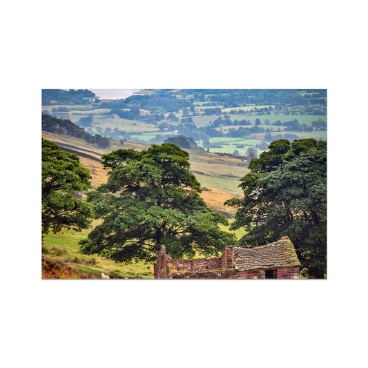 Overlooking Tittesworth Reservoir Fine Art Print