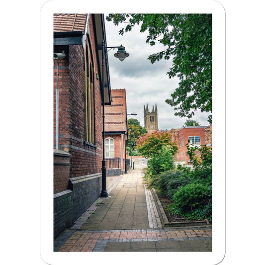 St James' Church from Webberley Lane, Longton Sticker