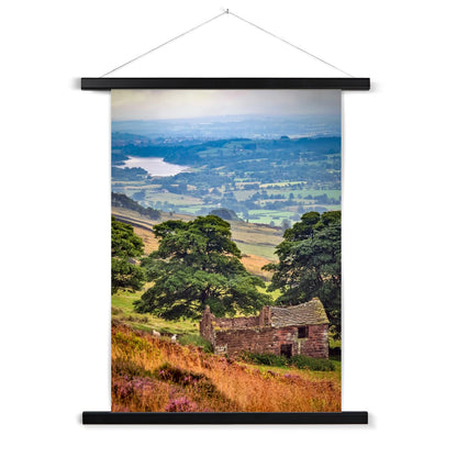 Overlooking Tittesworth Reservoir Fine Art Print with Hanger