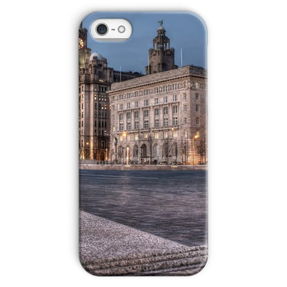 The Liver Buildings: A Liverpool Icon at Twilight Snap Phone Case