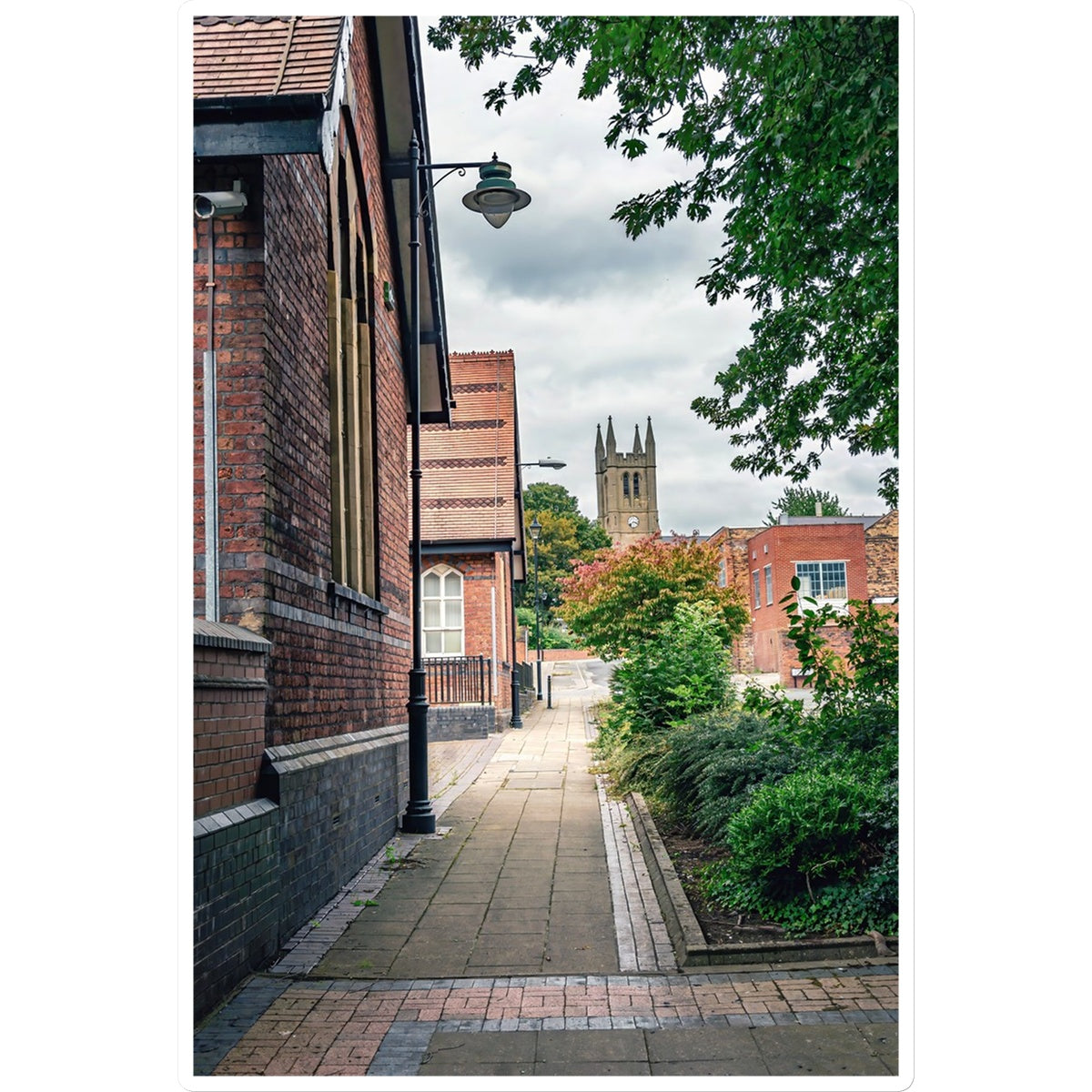 St James' Church from Webberley Lane, Longton Sticker