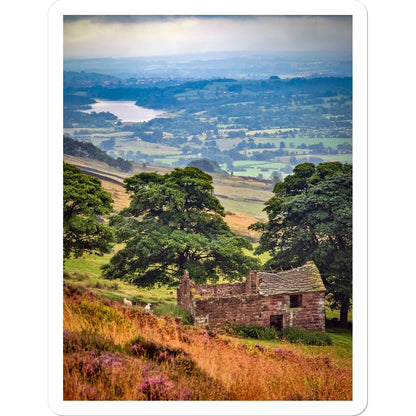 Overlooking Tittesworth Reservoir Sticker