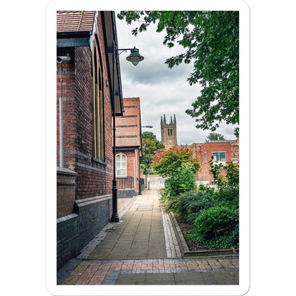 St James' Church from Webberley Lane, Longton Sticker