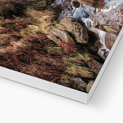 Three Shires Head Waterfall & Packhorse Bridge Canvas