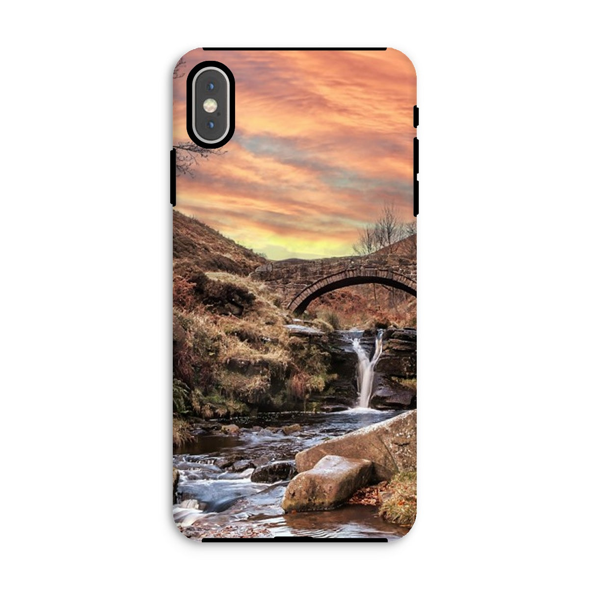 Three Shires Head Waterfall & Packhorse Bridge Tough Phone Case